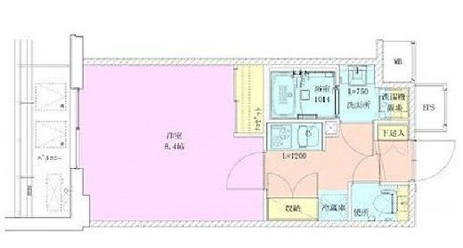 門前仲町レジデンス九番館 1010 間取り図