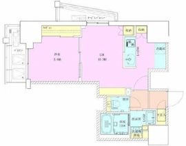 門前仲町レジデンス九番館 1109 間取り図