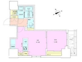 門前仲町レジデンス九番館 1103 間取り図