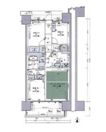 シティテラス東陽町 3階 間取り図