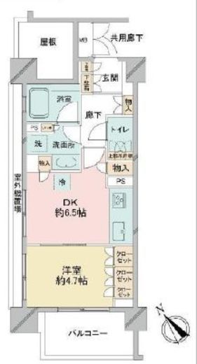 プレミスト不動前 5階 間取り図