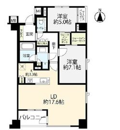 ディアナコート都立大学 3階 間取り図