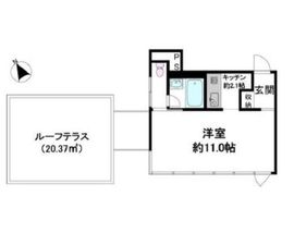 イソラ中目黒 3階 間取り図