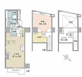 ザ・パークハビオ目黒フォート 502 間取り図