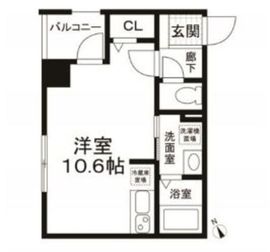 グランディール江戸川橋 402 間取り図