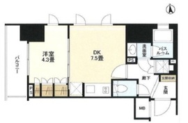 ライオンズ浅草橋ミレス 9階 間取り図