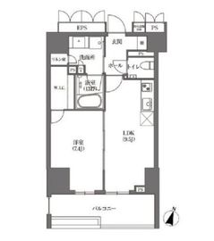 浜町アパートメンツ 907 間取り図