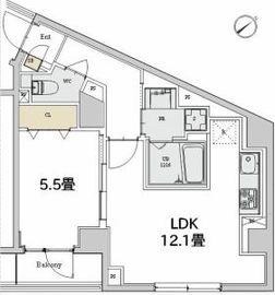 カスタリア本駒込 311 間取り図