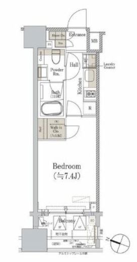 パークホームズ千代田淡路町 4階 間取り図