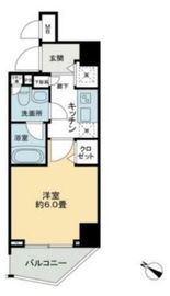 KDA品川大崎 802 間取り図
