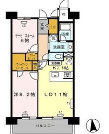 ロイヤルパークス西新井 920 間取り図