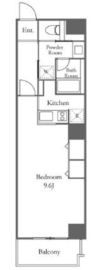 六本木ビュータワー 10階 間取り図