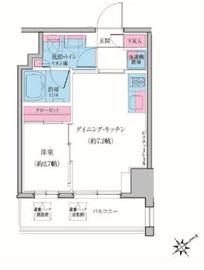 クレヴィアリグゼ雪が谷大塚 602 間取り図