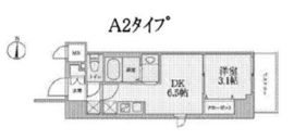 ジニア深川住吉 301 間取り図