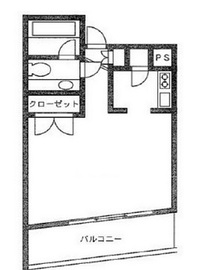 パークフロント西新宿 701 間取り図