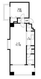 レジディア島津山 1303 間取り図