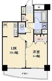 パークテラス恵比寿 402 間取り図