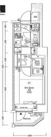 ヴァローレスパジオ清澄白河 7階 間取り図