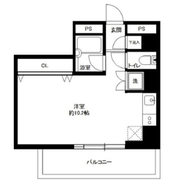 広尾ウエスト 10A 間取り図