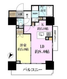 シティハウス四谷三丁目 9階 間取り図