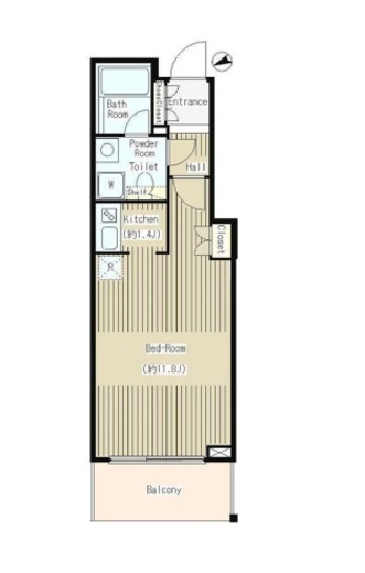 白金タワー 6階 間取り図