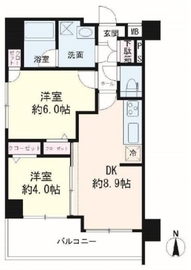 プレミアムキューブ両国 701 間取り図