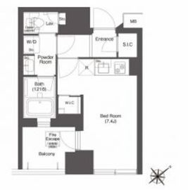 コンフォリア新中野 515 間取り図