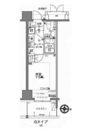 MFPRコート木場公園 1319 間取り図