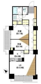 六本木ファーストプラザ 10階 間取り図