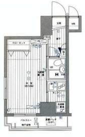 グランド・ガーラ銀座 3階 間取り図