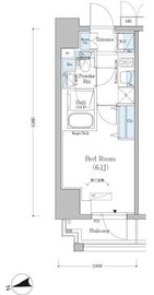 アーバネックス戸越 301 間取り図