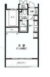 プレミアム白金高輪 503 間取り図