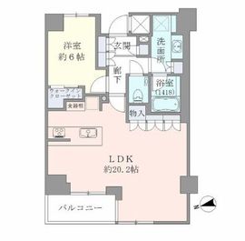 エヴァート長者丸 104 間取り図