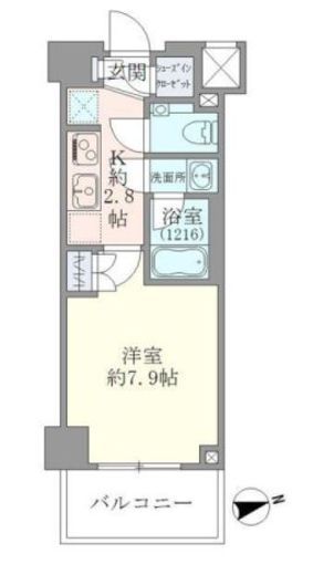 エヴァート長者丸 109 間取り図