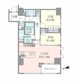 エヴァート長者丸 205 間取り図