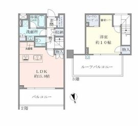 エヴァート長者丸 214 間取り図