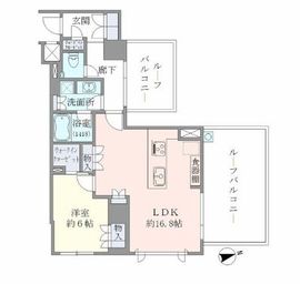 エヴァート長者丸 309 間取り図