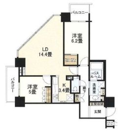 ザ・ライオンズ上野の森 4階 間取り図