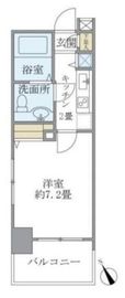 レジデンシア麻布十番 608 間取り図