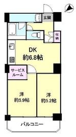 六本木ビュータワー 7階 間取り図