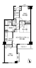 代々木カサグランデ 204 間取り図