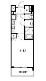 クオリア南麻布 12階 間取り図