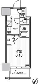 JMFレジデンス北品川 1104 間取り図