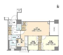 パークホームズ初台 2階 間取り図