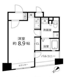 レニール本駒込 302 間取り図