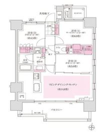ディームス木場 1202 間取り図