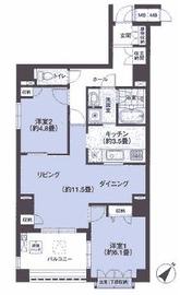 渋谷神山町レジデンス 402 間取り図