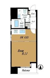 グリーンパーク銀座エスト 10階 間取り図