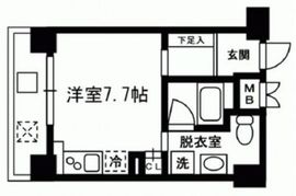 レジディア東日本橋 701 間取り図