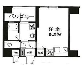 マストライフ目黒南 209 間取り図